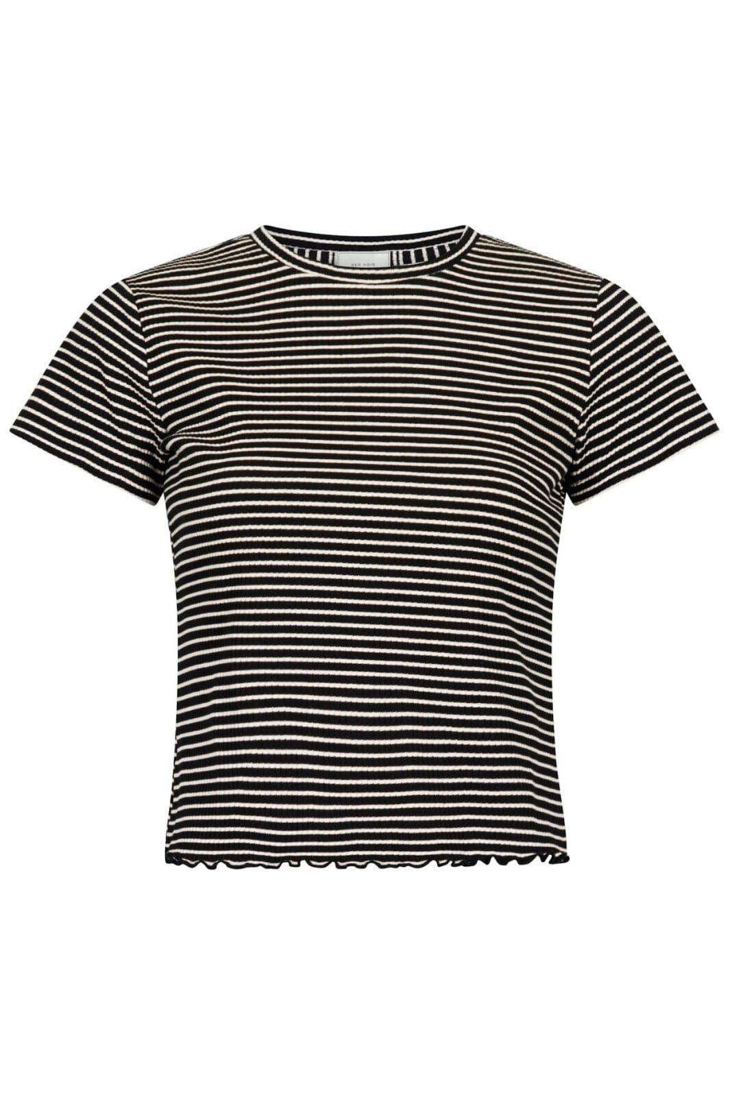 Forudbestilling - Neo Noir - Lonnie Stripe Tee - Black T-shirts 