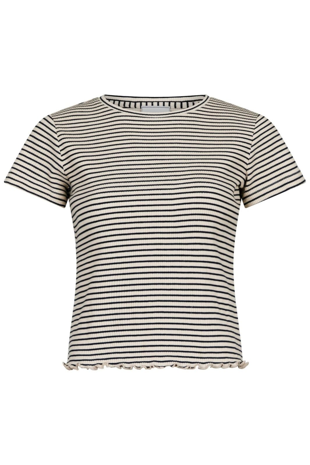 Forudbestilling - Neo Noir - Lonnie Stripe Tee - Sand T-shirts 