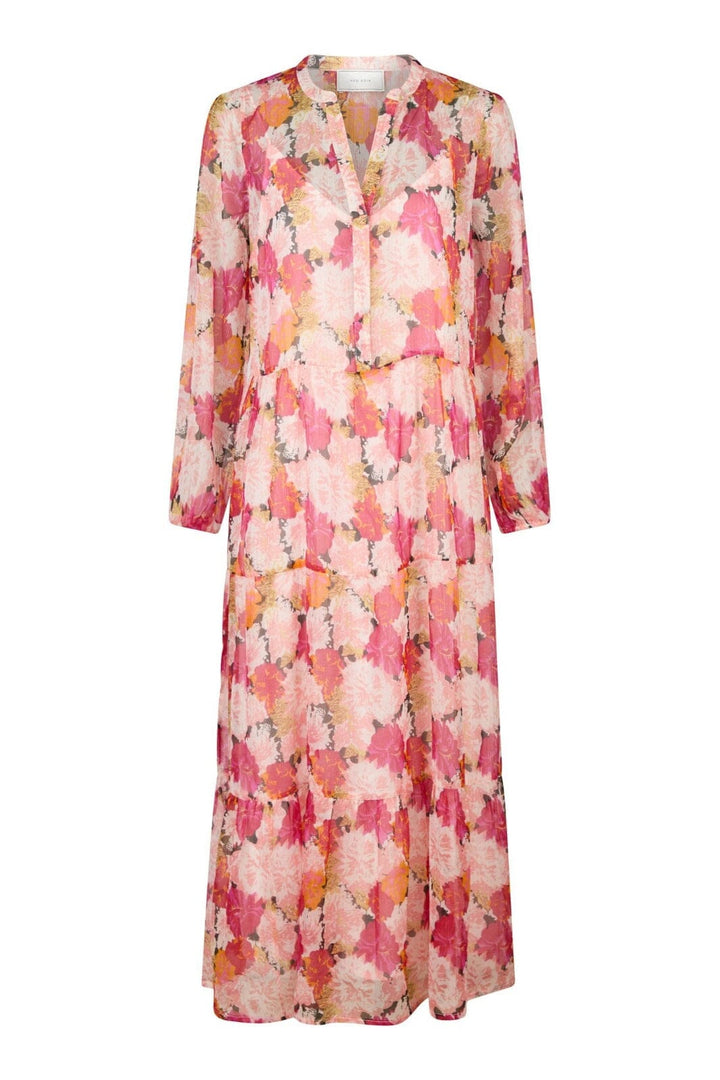 Forudbestilling - Neo Noir - Nobis Maxi Flower Dress 164416 - 170 - Pink