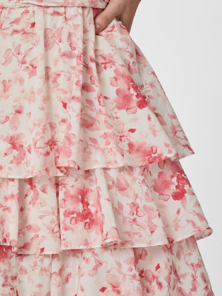 Forudbestilling - Neo Noir - Noorie Blur Print Dress 165348 - 160 - Red Kjoler 