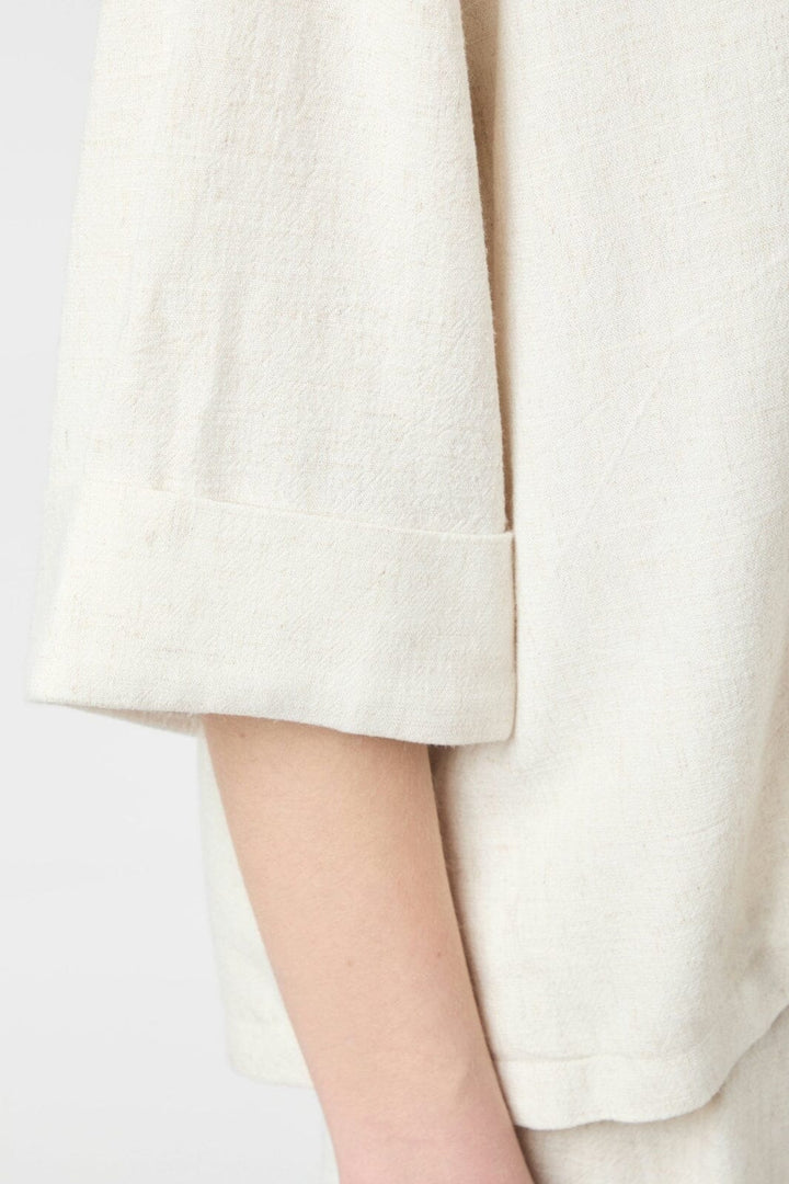 Forudbestilling - Neo Noir - Tatjanna Linen Jumpsuit 165935 - 815 - Natural