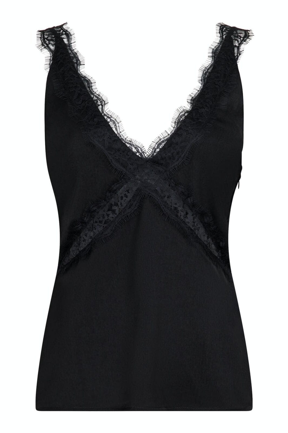 Forudbestilling - Neo Noir - Vixen Lace Top - Black Toppe 