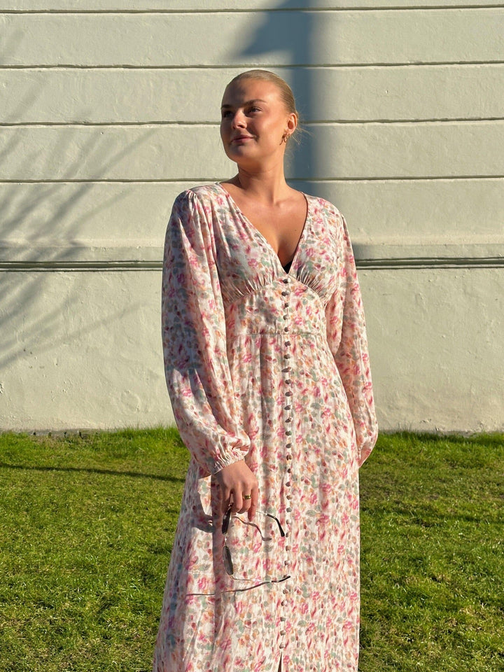Forudbestilling - Noella - Lilith Maxi Dress 14160005 - 1389 - Cinthia Pink Print Kjoler 