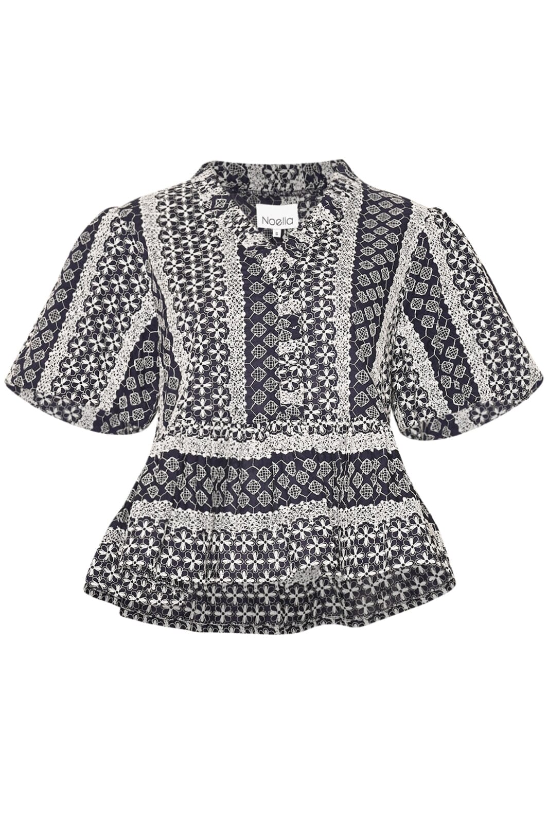 Noella - Lorraine Blouse 13380002 - 1342 - Navy Sugar Combo