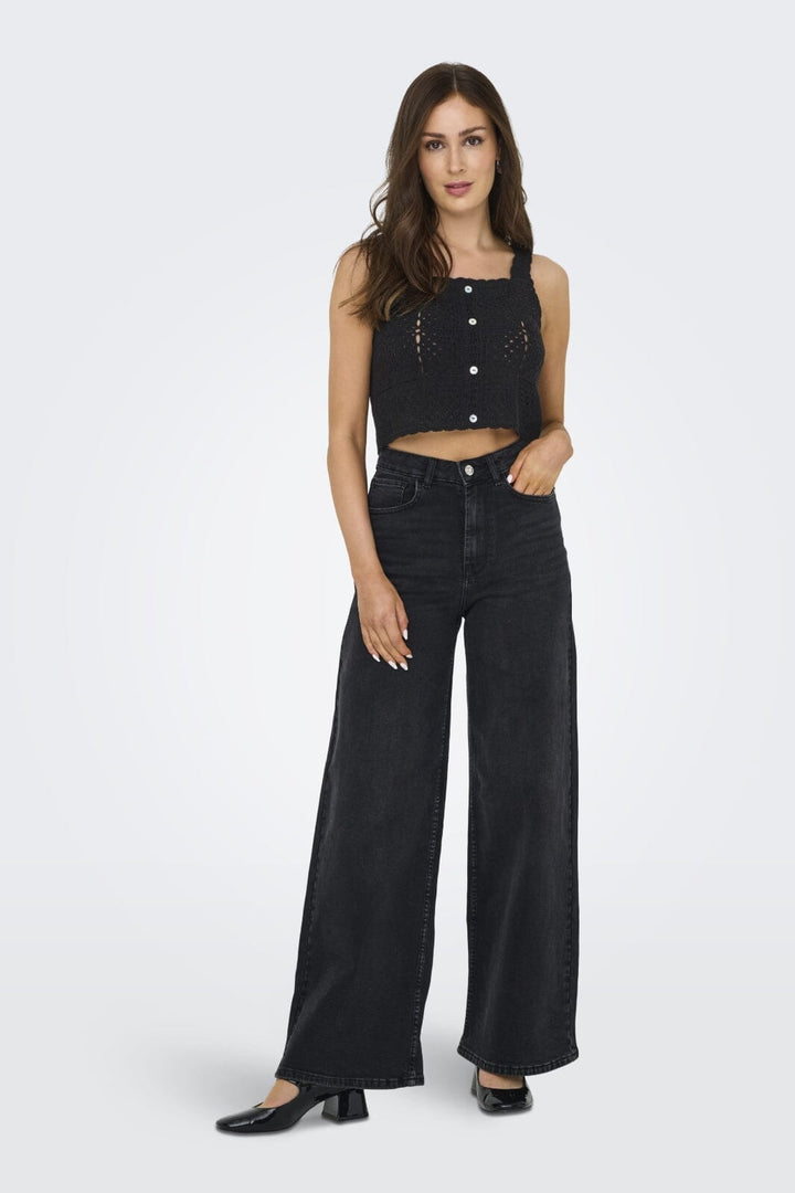Forudbestilling - Only - Onlamari S/L Top - 4793884 Black