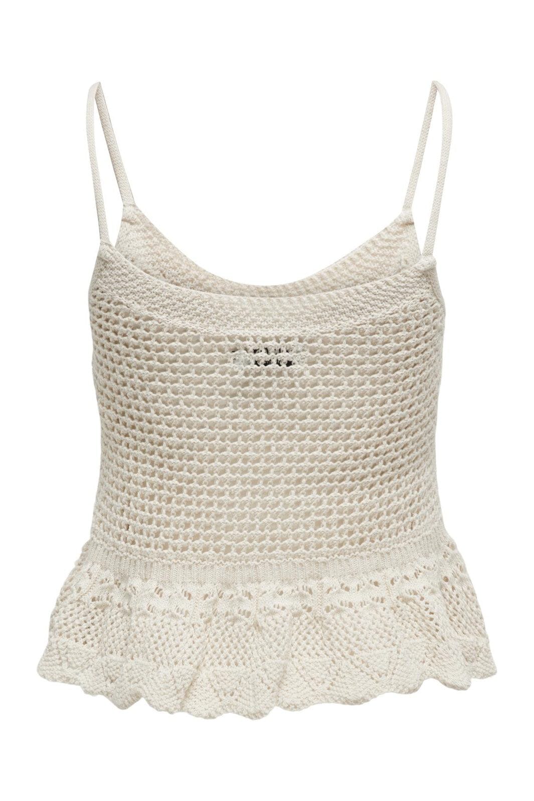 Only - Onlmary Life Sl Peplum Top Knt - 4447940 Birch