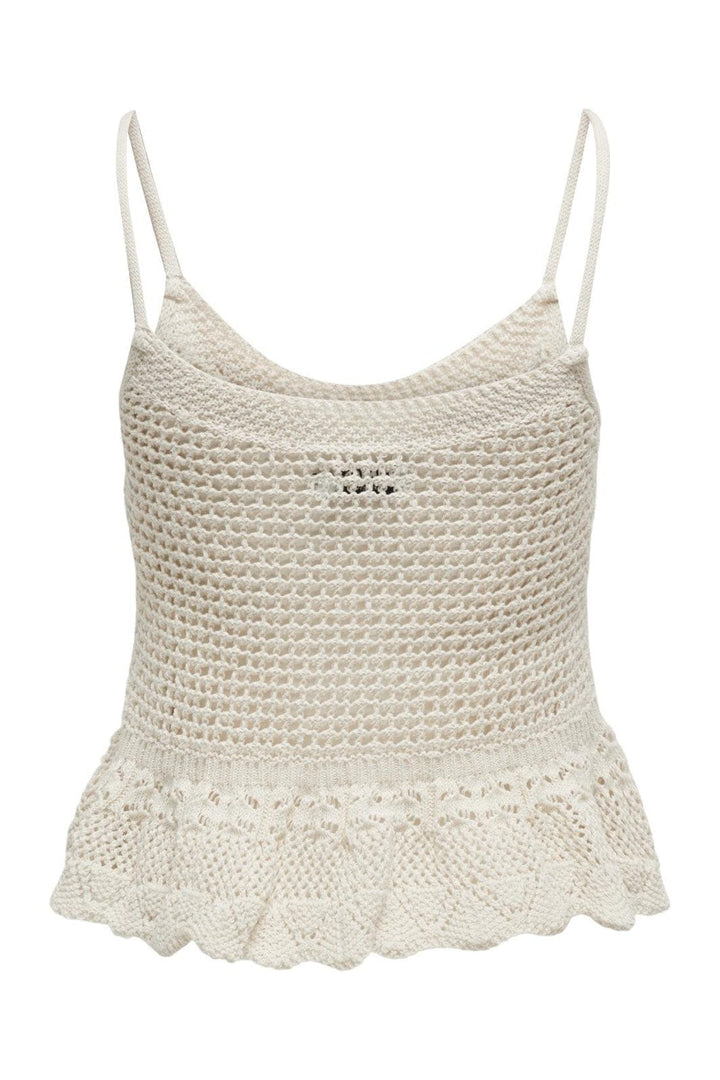 Only - Onlmary Life Sl Peplum Top Knt - 4447940 Birch