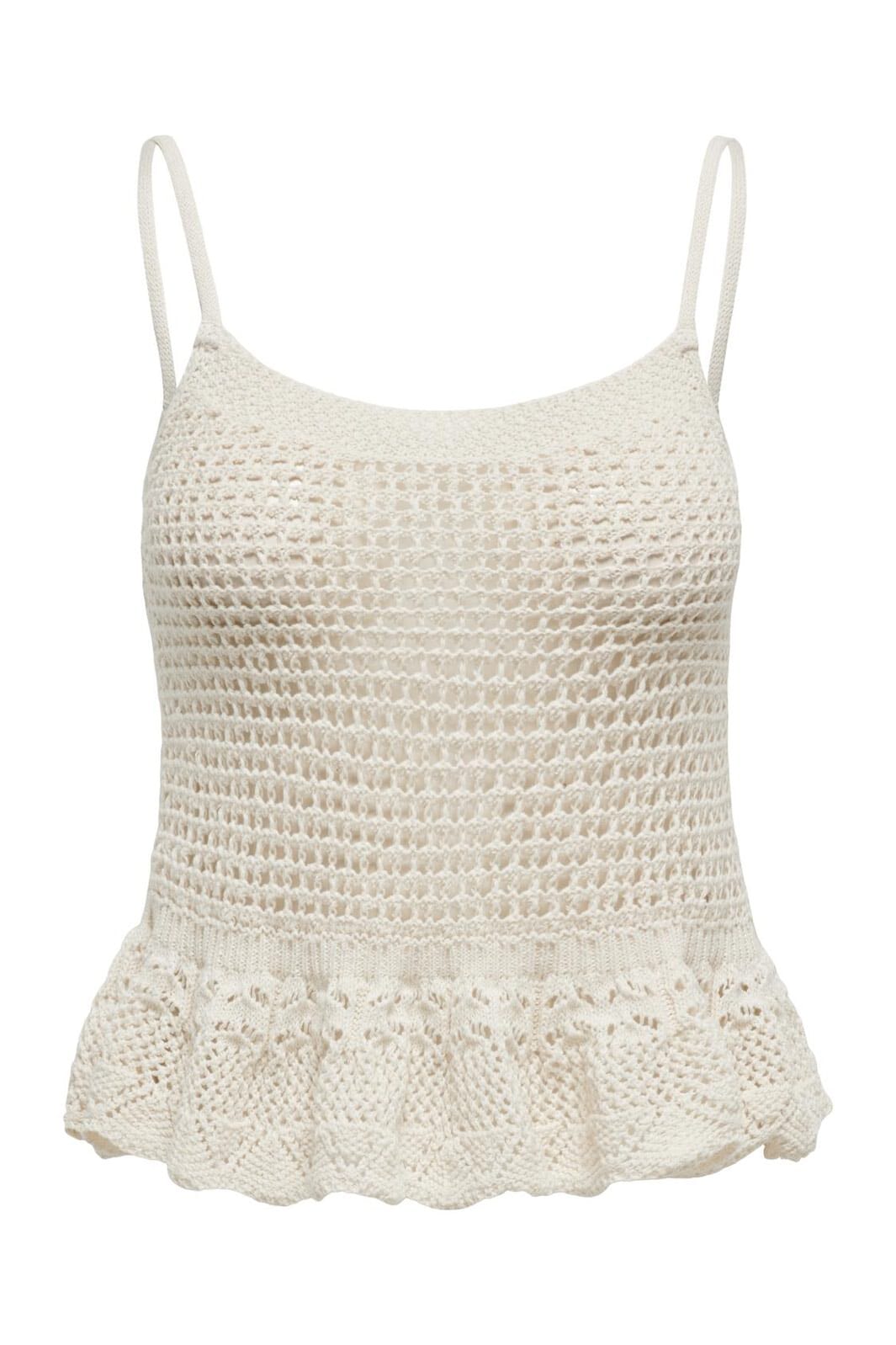 Only - Onlmary Life Sl Peplum Top Knt - 4447940 Birch