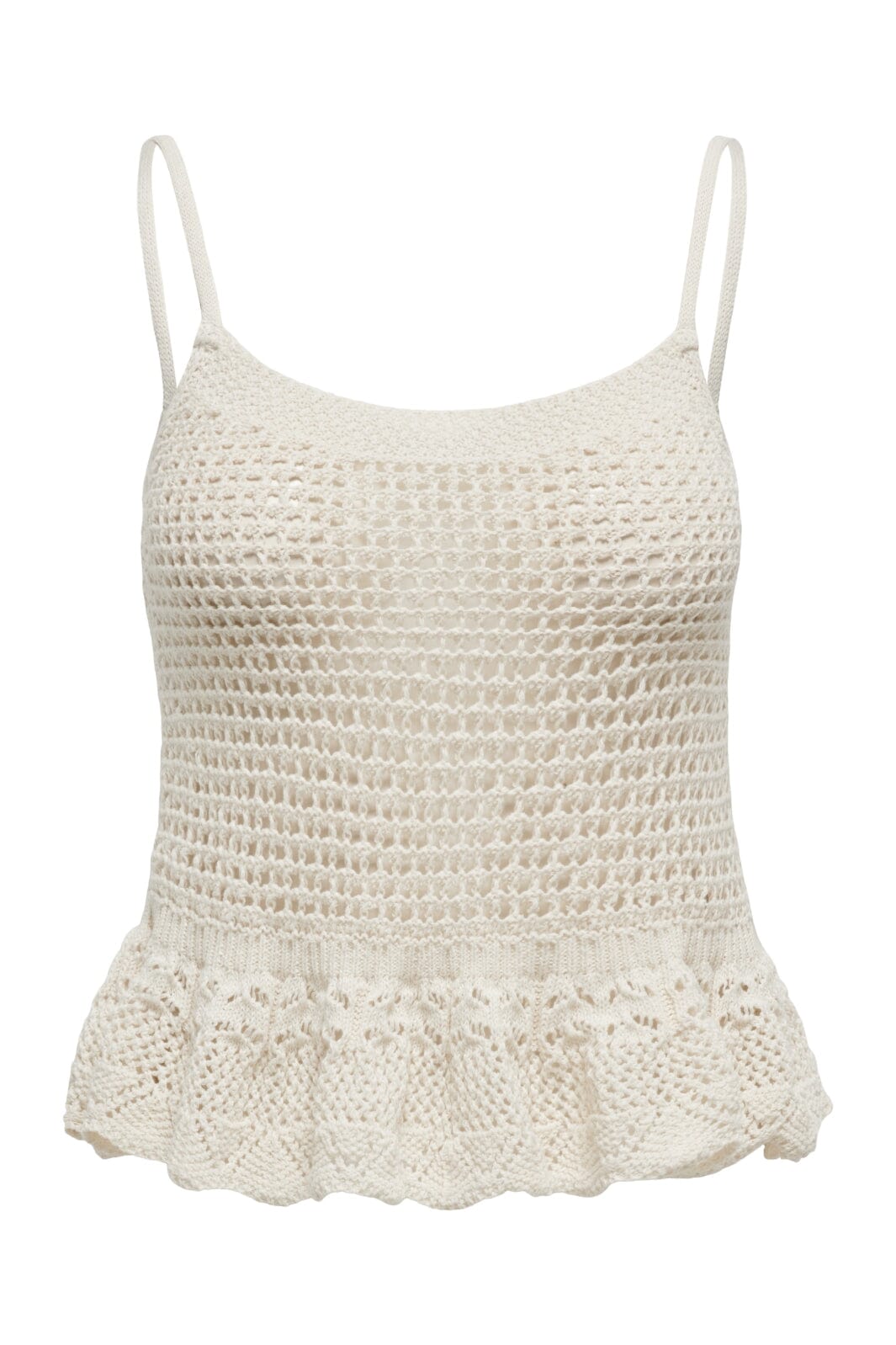 Forudbestilling - Only - Onlmary Life Sl Peplum Top Knt - 4447940 Birch