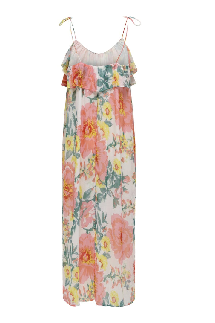 Only - Onlmilla Strap Dress - 4973255 Cloud Dancer Big Flowers