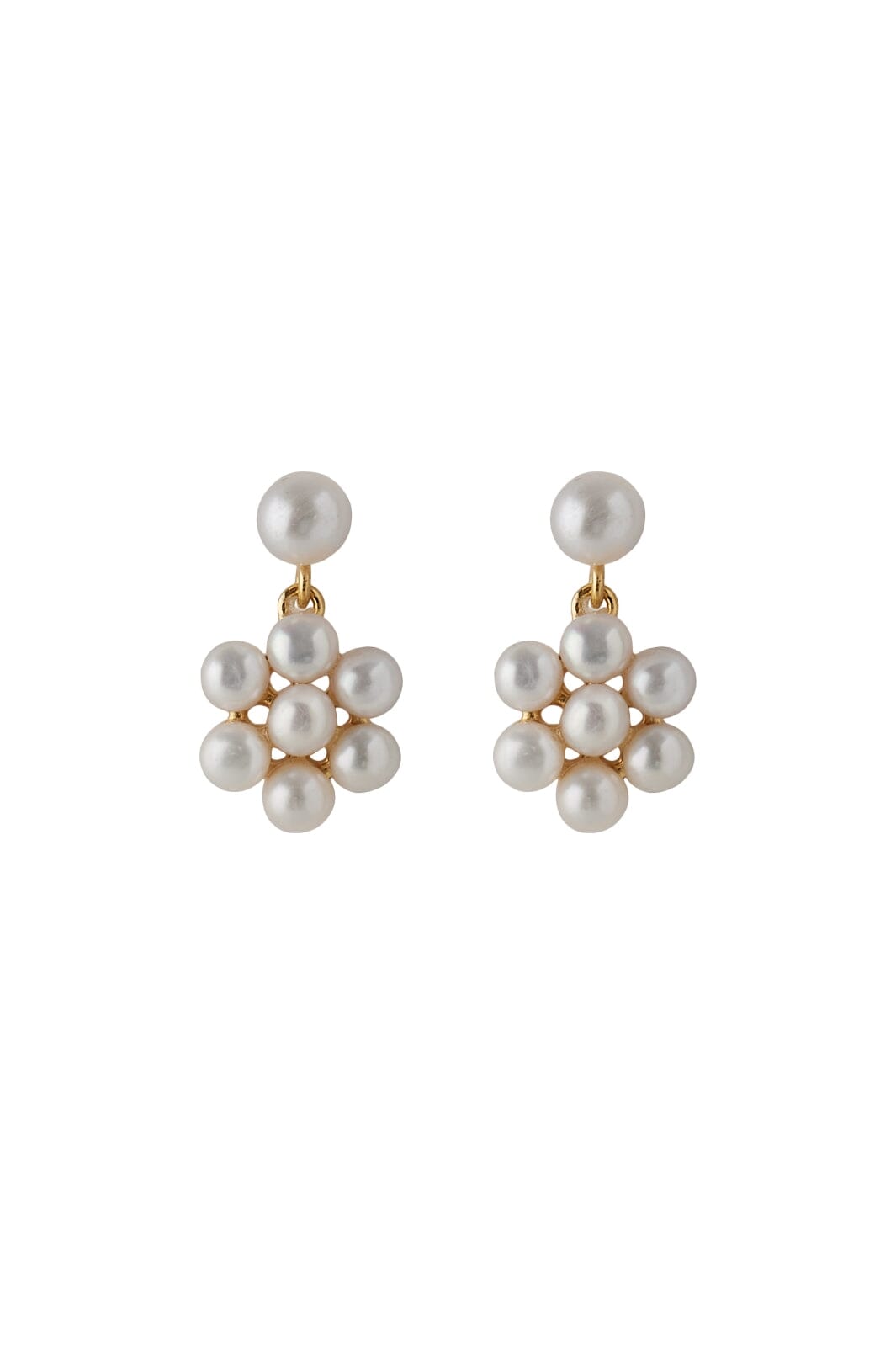 Forudbestilling - Pernille Corydon Jewellery - Ocean Bloom Earrings - Gold Øreringe 