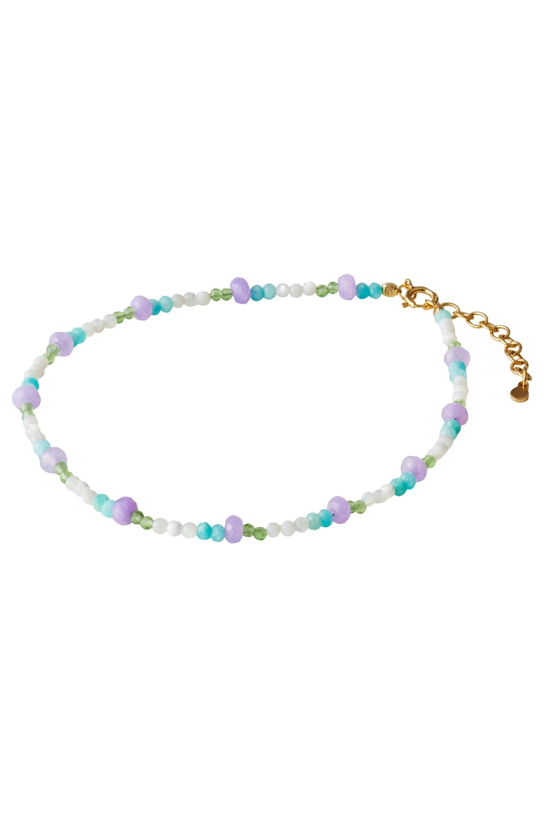 Forudbestilling - Pernille Corydon Jewellery - Sea Colour Anklet - Gold Ankelkæder 