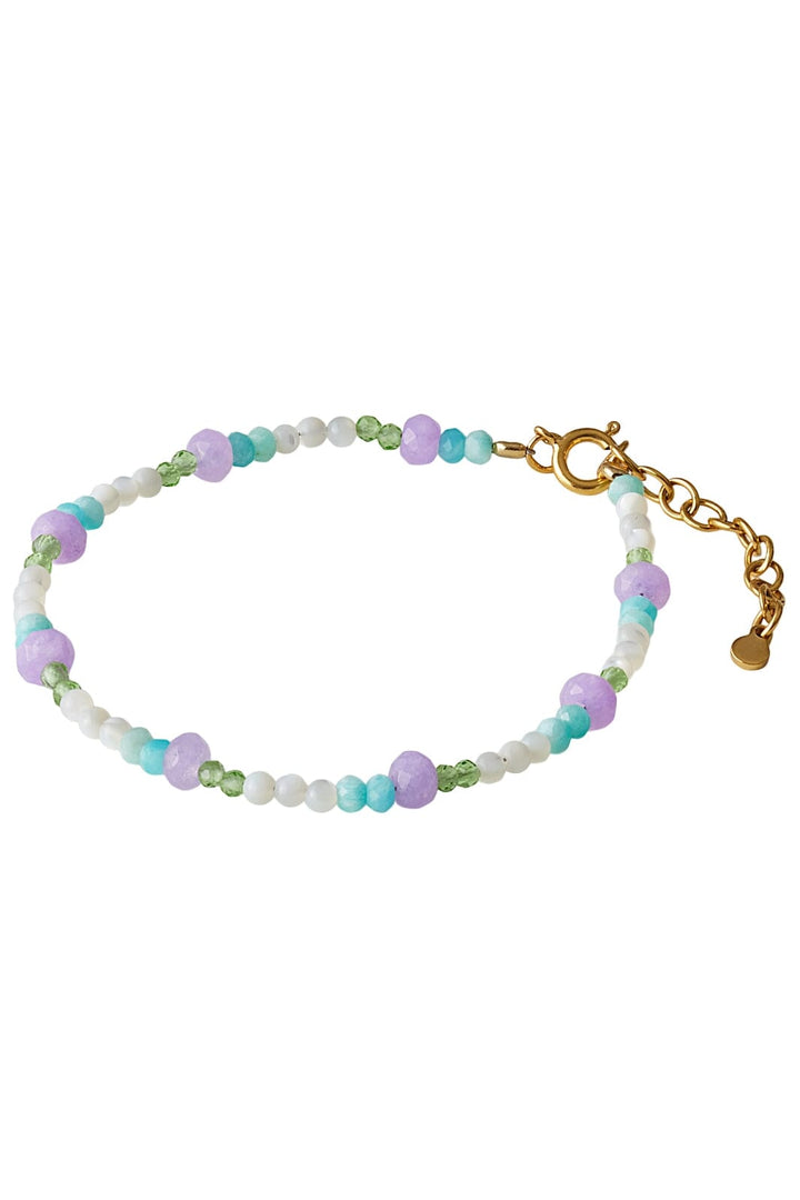 Forudbestilling - Pernille Corydon Jewellery - Sea Colour Bracelet - Gold Armbånd 