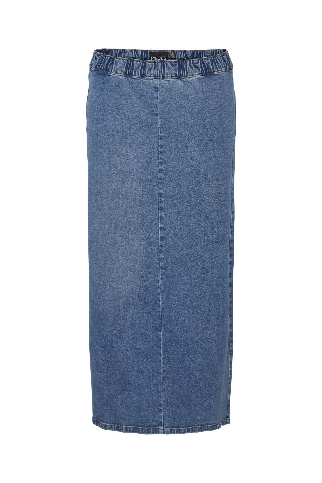 Pieces - Pcginny Midi Denim Skirt Jit - 4621897 Medium Blue Denim