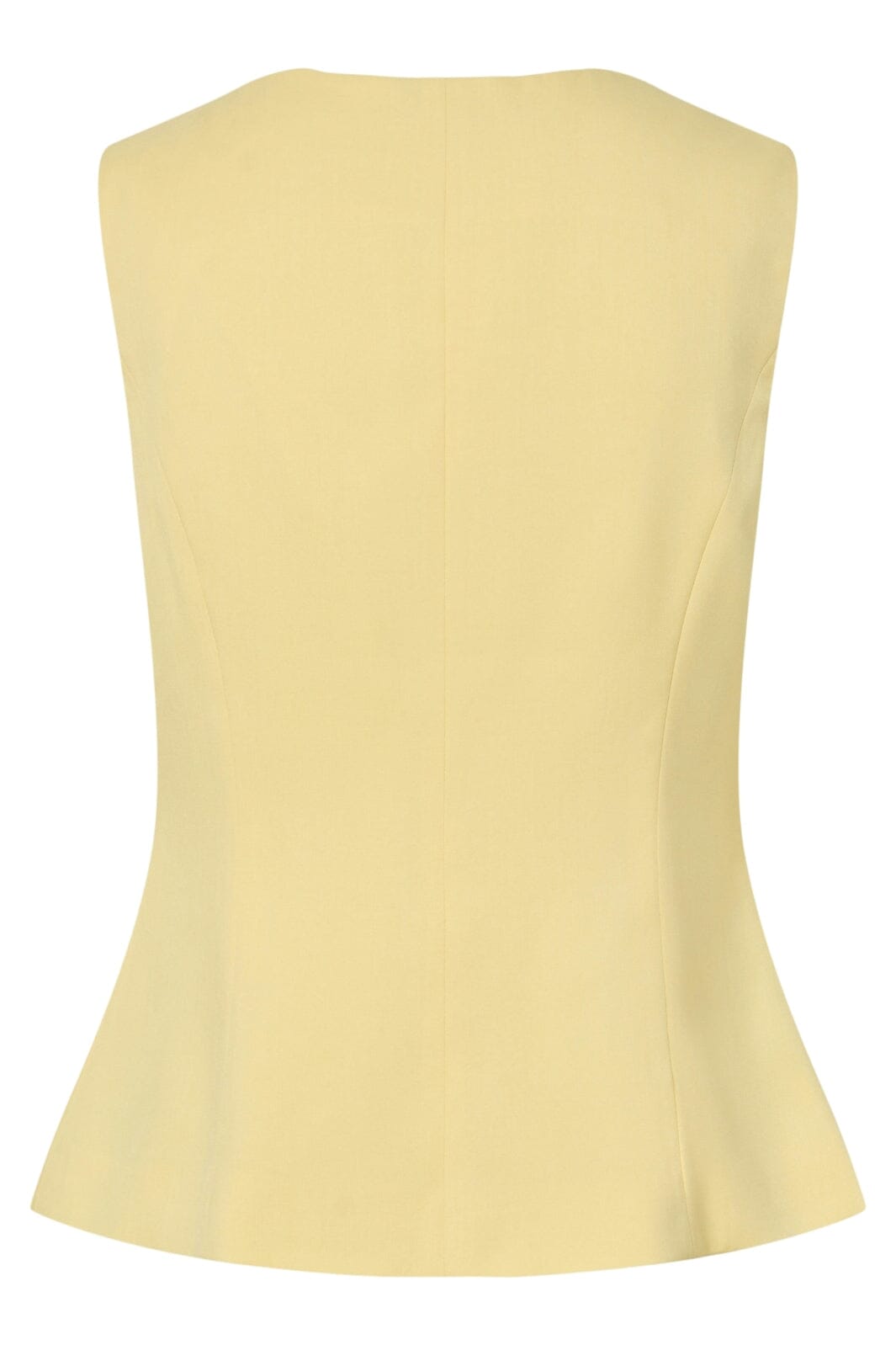 Pieces - Pcjoline Sl Boatneck Waistcoat - 4974697 French Vanilla