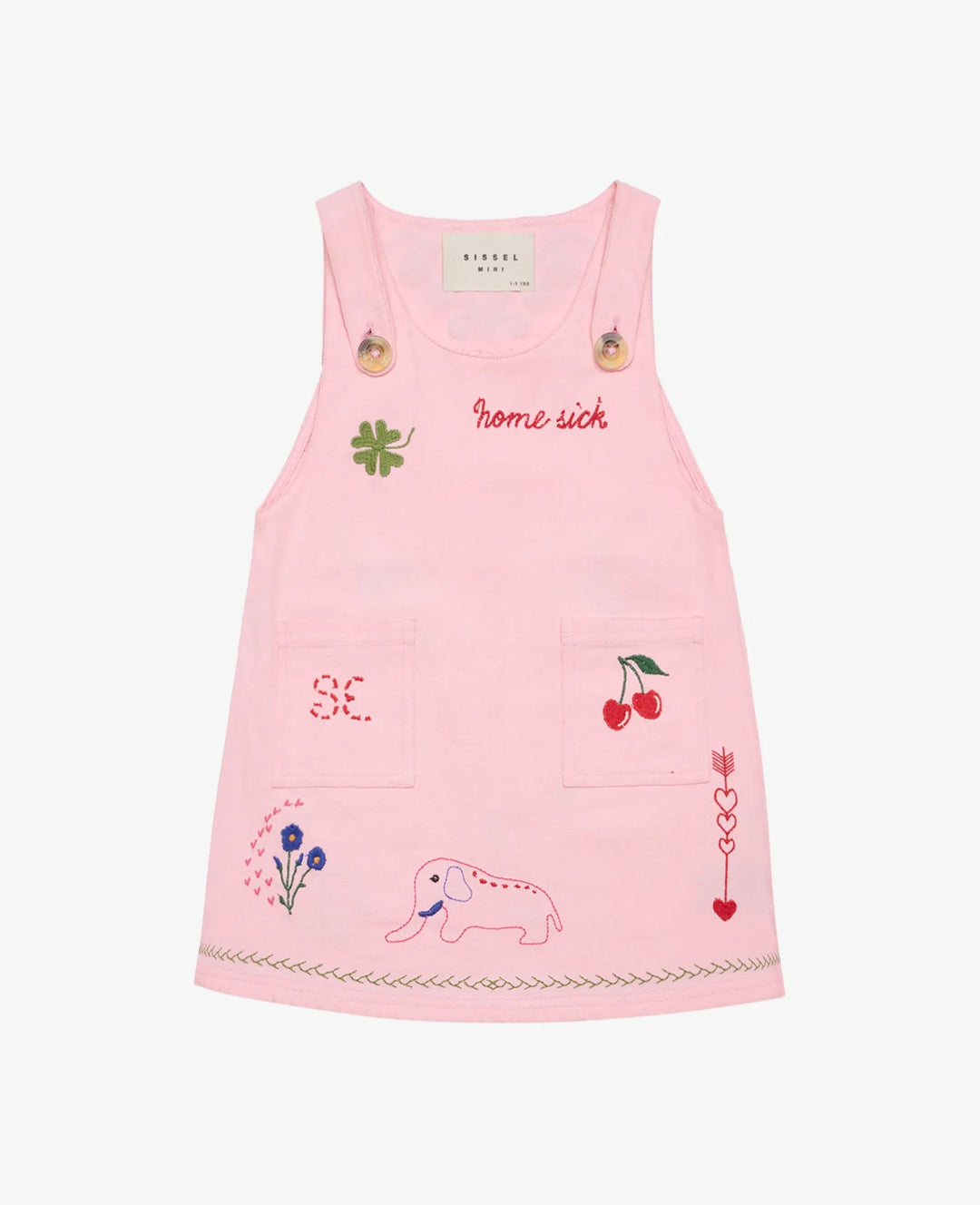 Forudbestilling - Sissel Edelbo - Magda MINI Organic Cotton Dress SE 1263 - Pink Kjoler 