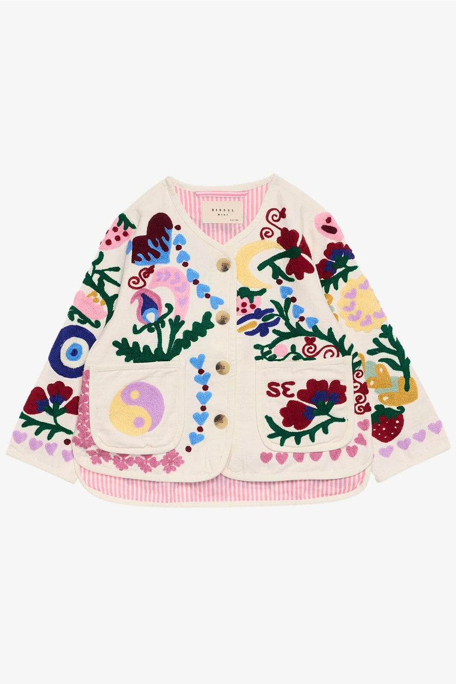 Sissel Edelbo Sage Mini Waistcoat Stripe Floral main image 0