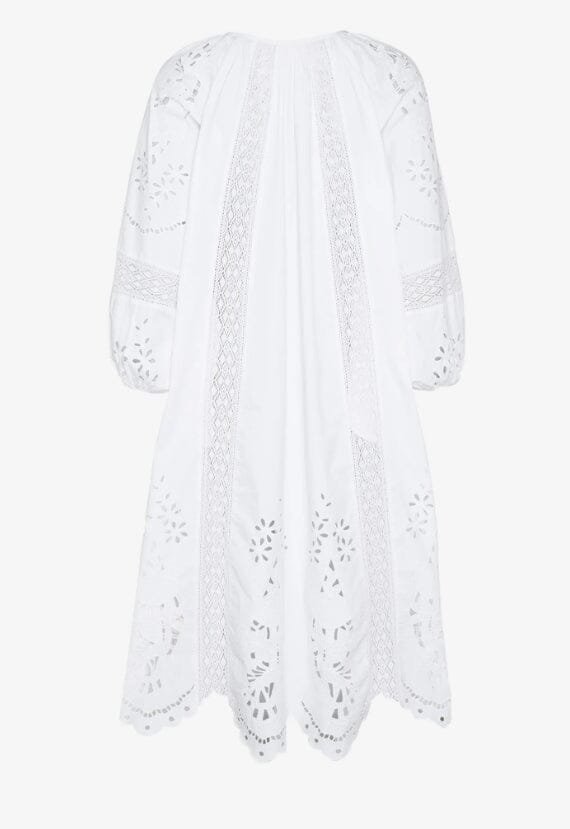 Forudbestilling - Sissel Edelbo - Mila Organic Cotton Dress SE 1240 - Ecru Kjoler 