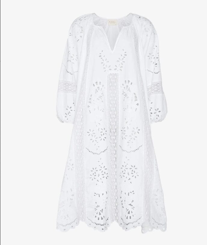 Forudbestilling - Sissel Edelbo - Mila Organic Cotton Dress SE 1240 - Ecru Kjoler 