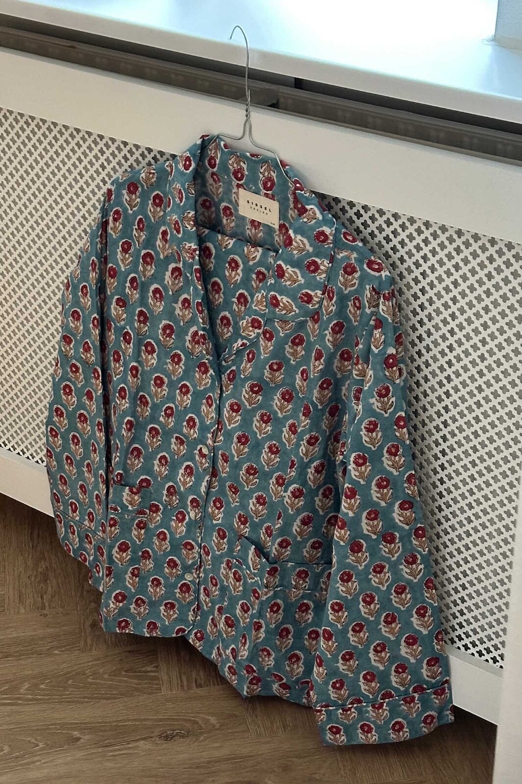 Forudbestilling - Sissel Edelbo - Nuit Pyjamas Set SE 1673 - Dusty Blue Nattøj 