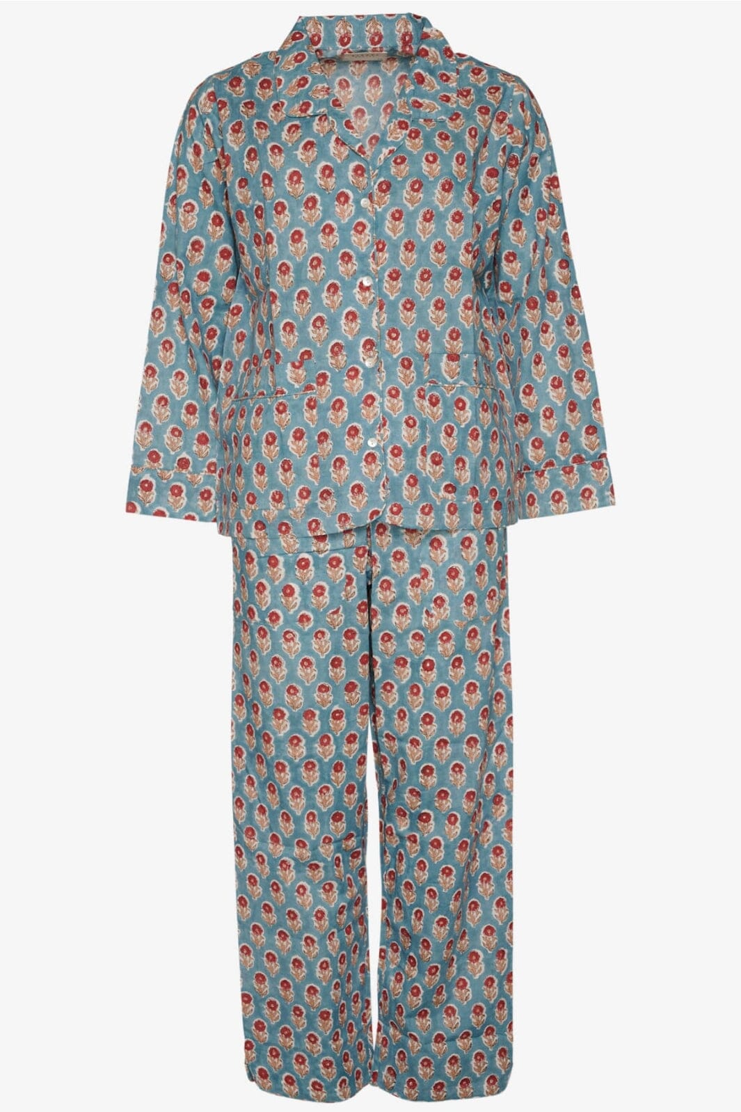 Sissel Edelbo - Nuit Pyjamas Set SE 1673 - Dusty Blue