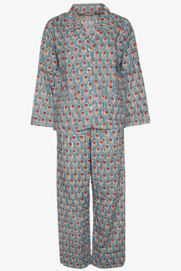 Sissel Edelbo - Nuit Pyjamas Set SE 1673 - Dusty Blue