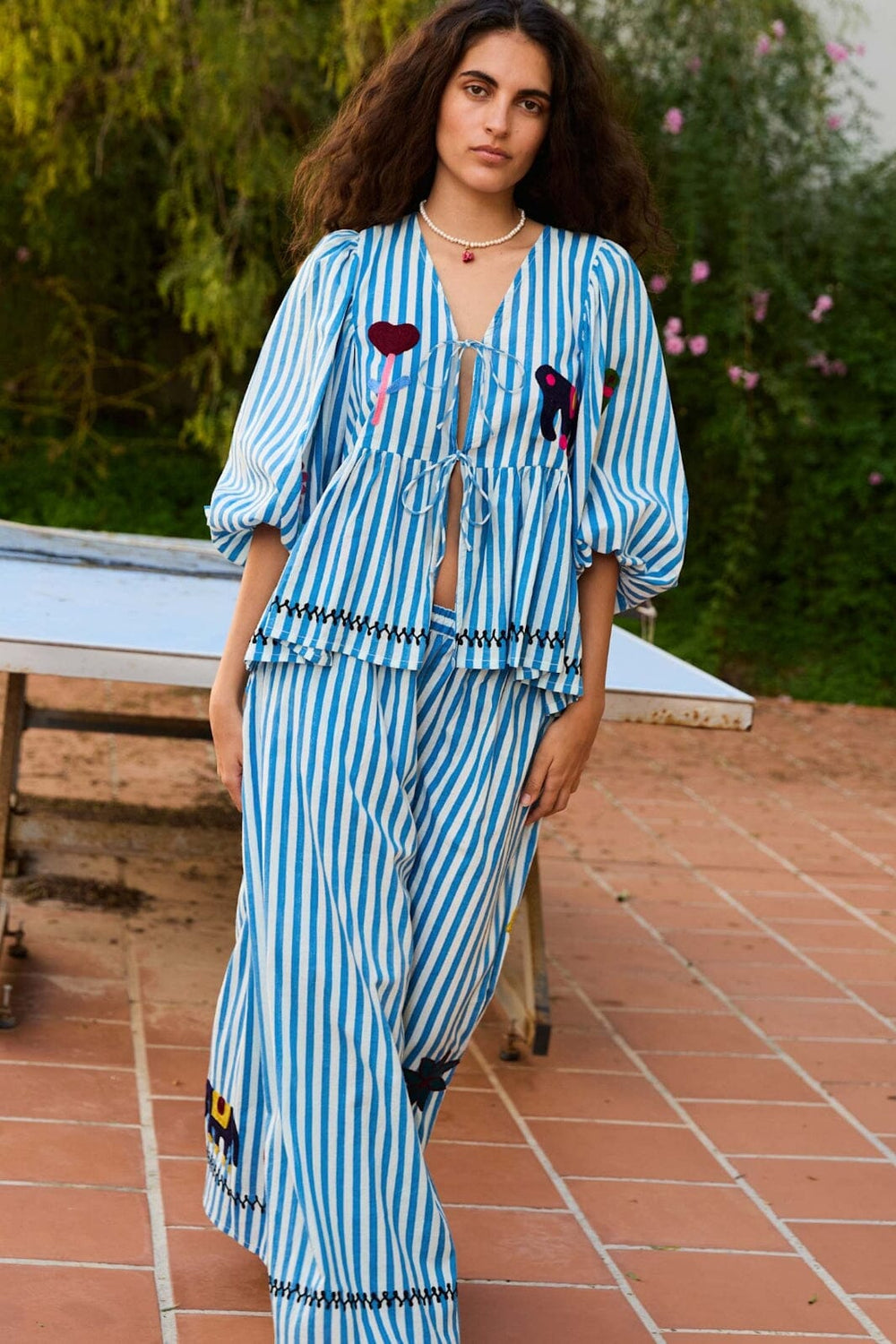 Sissel Edelbo - Vilja Top SE 1640 - Blue Stripes