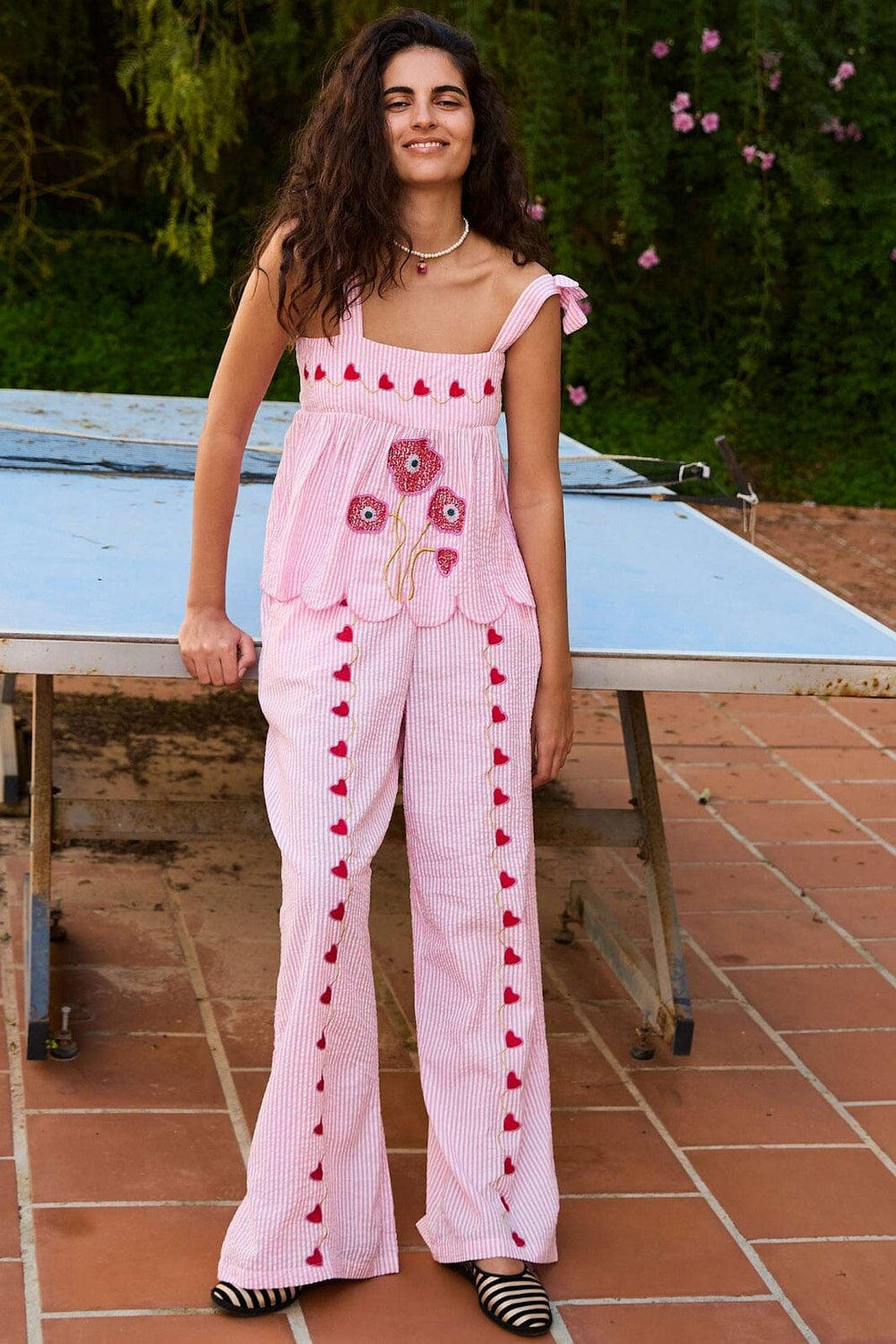 Sissel Edelbo - Wenke Top SE 1645 - Pink Stripes