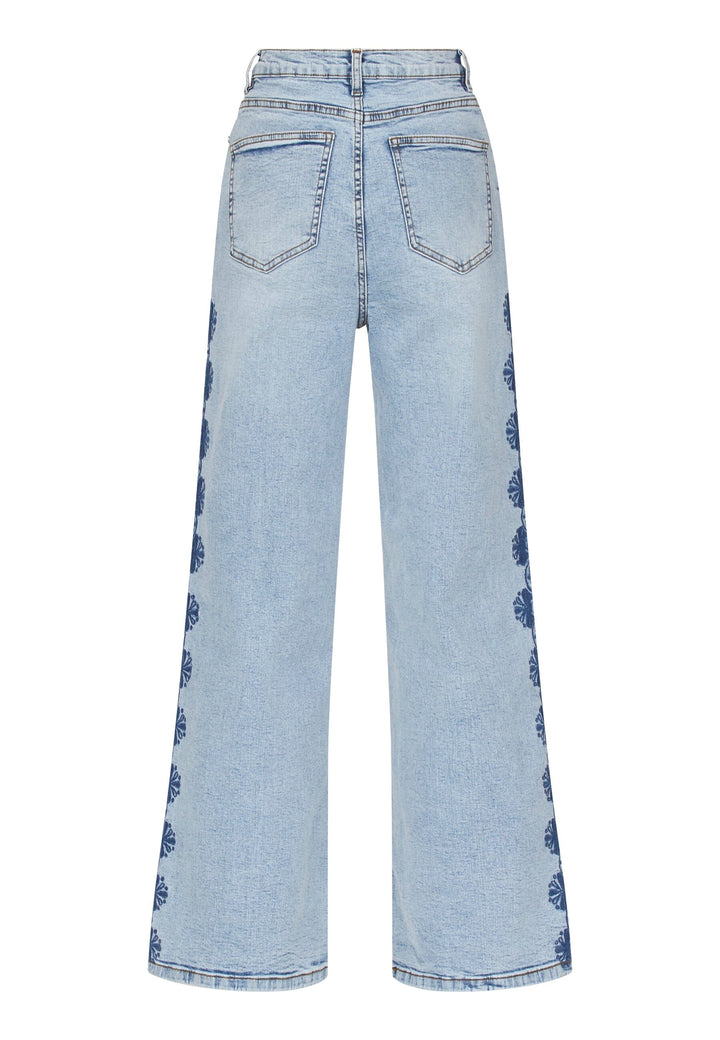 Forudbestilling - Sisters Point - Owi-W.Je6 - 930 L. Blue Wash/Navy Jeans 