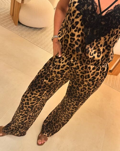 Forudbestilling - Valentin Studio - Comfy Leopard Pants - Leopard Bukser 