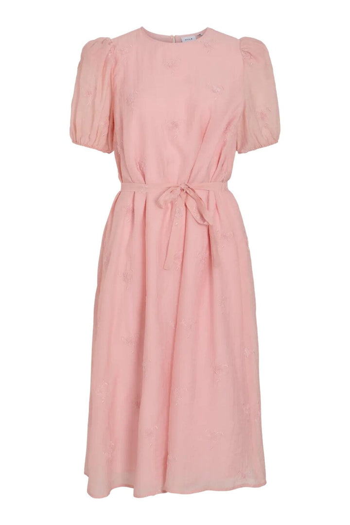 Forudbestilling - Vila - Vihilma 2/4 Midi Dress - 4904944 Ballerina Embroidery