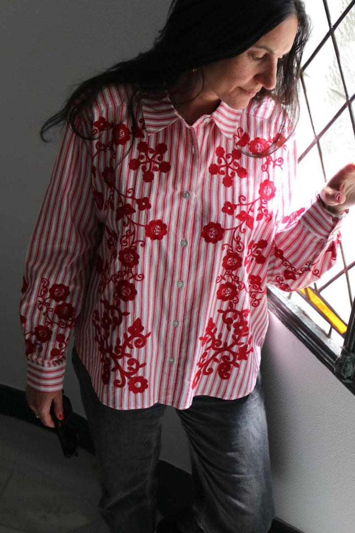 Sissel Edelbo - Cora Shirt Se 2008 - Red Flower
