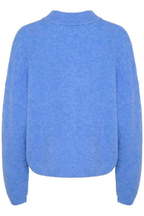 Gestuz - Alphagz Short Cardigan 10906463 - 106877 - Wedgewood Melange Cardigans 