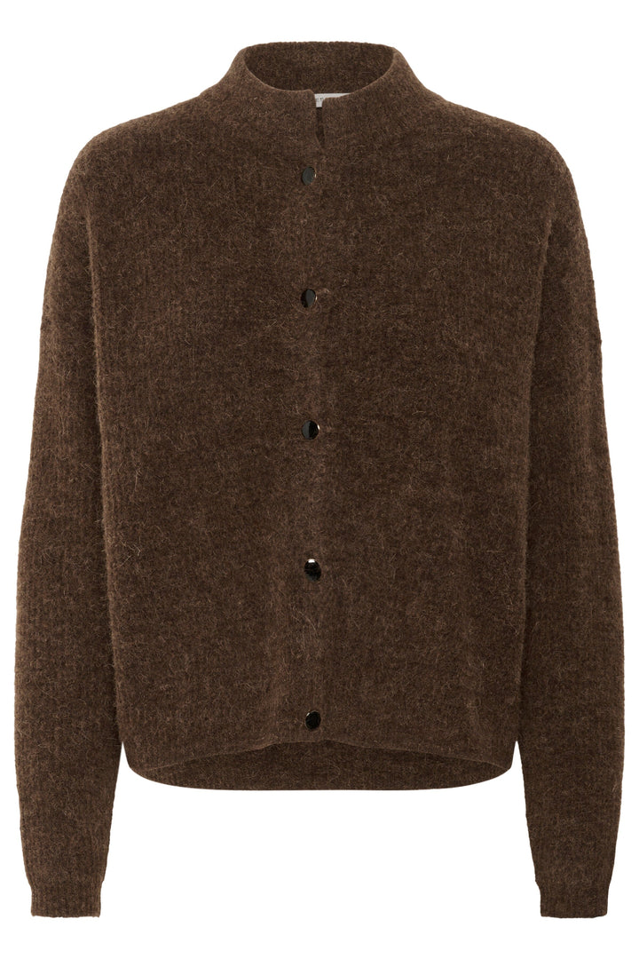 Gestuz - Alphagz Short Cardigan 10906463 - 108310 - Buff Mélange Cardigans 