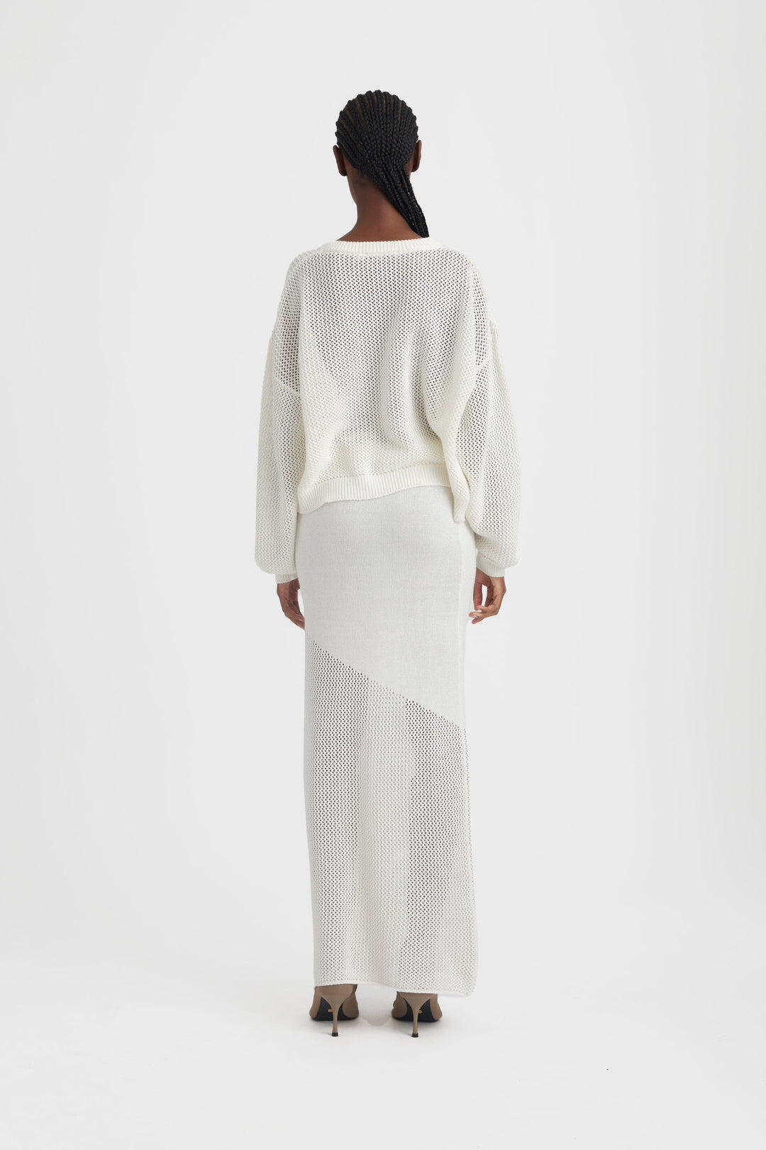 Gestuz - CarryGZ pullover - Egret Strikbluser 