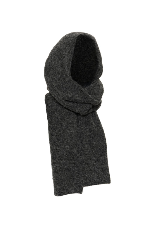 Gestuz - Gzalpha Hoodscarf 10911662 - 106286 - Charcoal Melange Tørklæder 