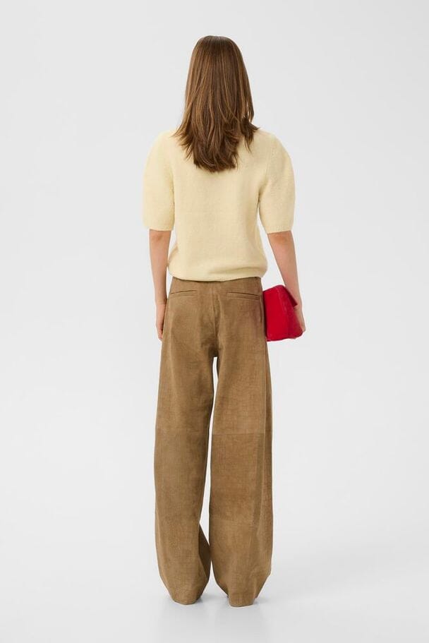 Gestuz - Gzalpha Ss Polo Pullover 10910852 - 109240 - Frozen Dew Mélange Strikbluser 