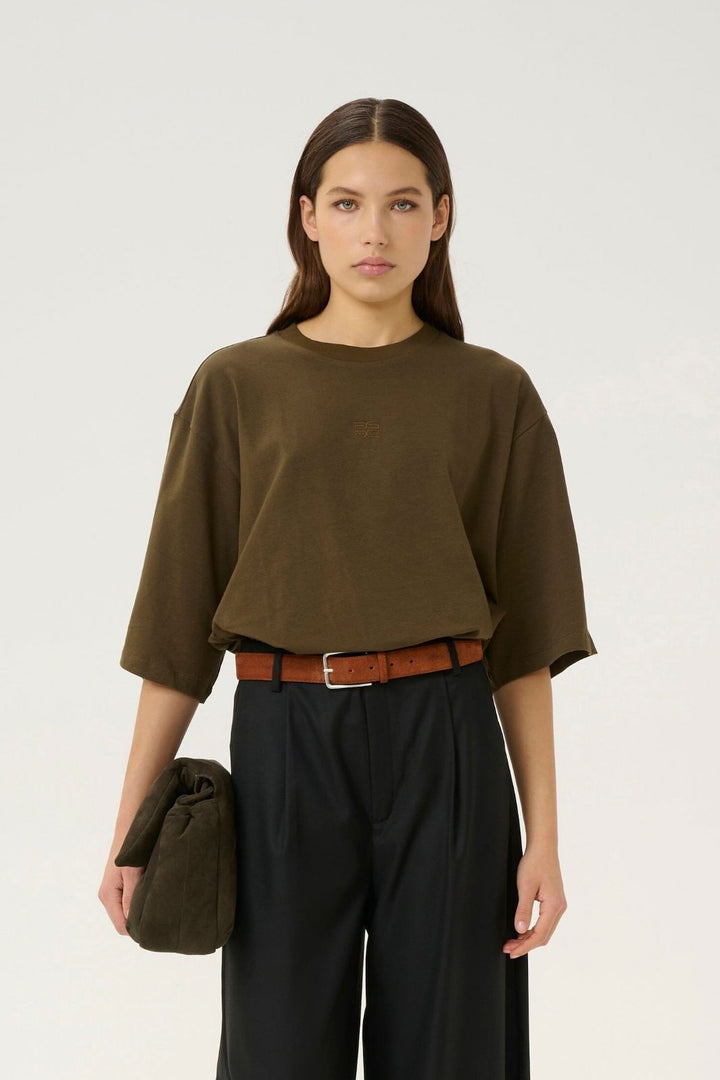 Gestuz - Gzdami Tee 10910545 - 108289 - Dark Beech T-shirts 