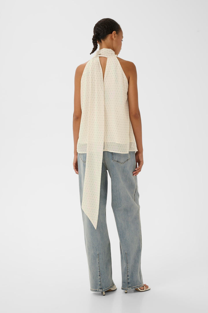 Gestuz - Gzdorah P Top 10911149 - 109386 - Birch Dot Bluser 