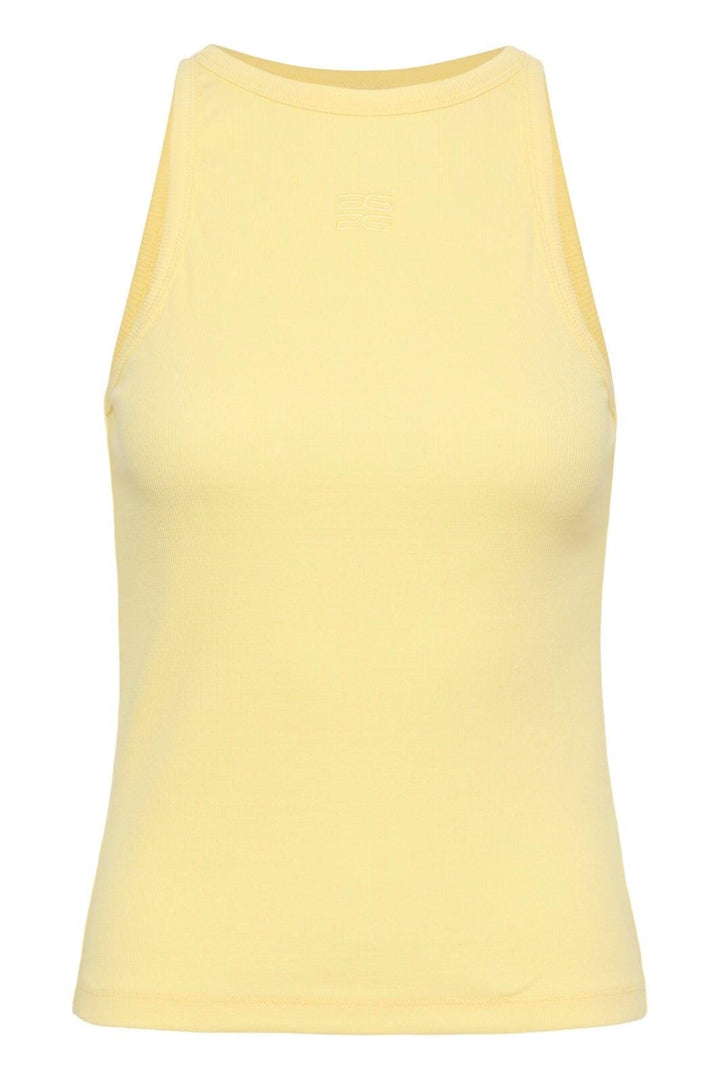 Gestuz - Gzdrew Logo Tank 2.0 10910066 - 120722 - French Vanilla Toppe 