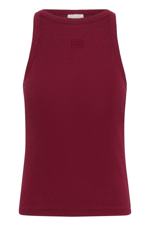 Gestuz - Gzdrew Logo Tank 2.0 10910066 - 191724 - Cabernet Toppe 