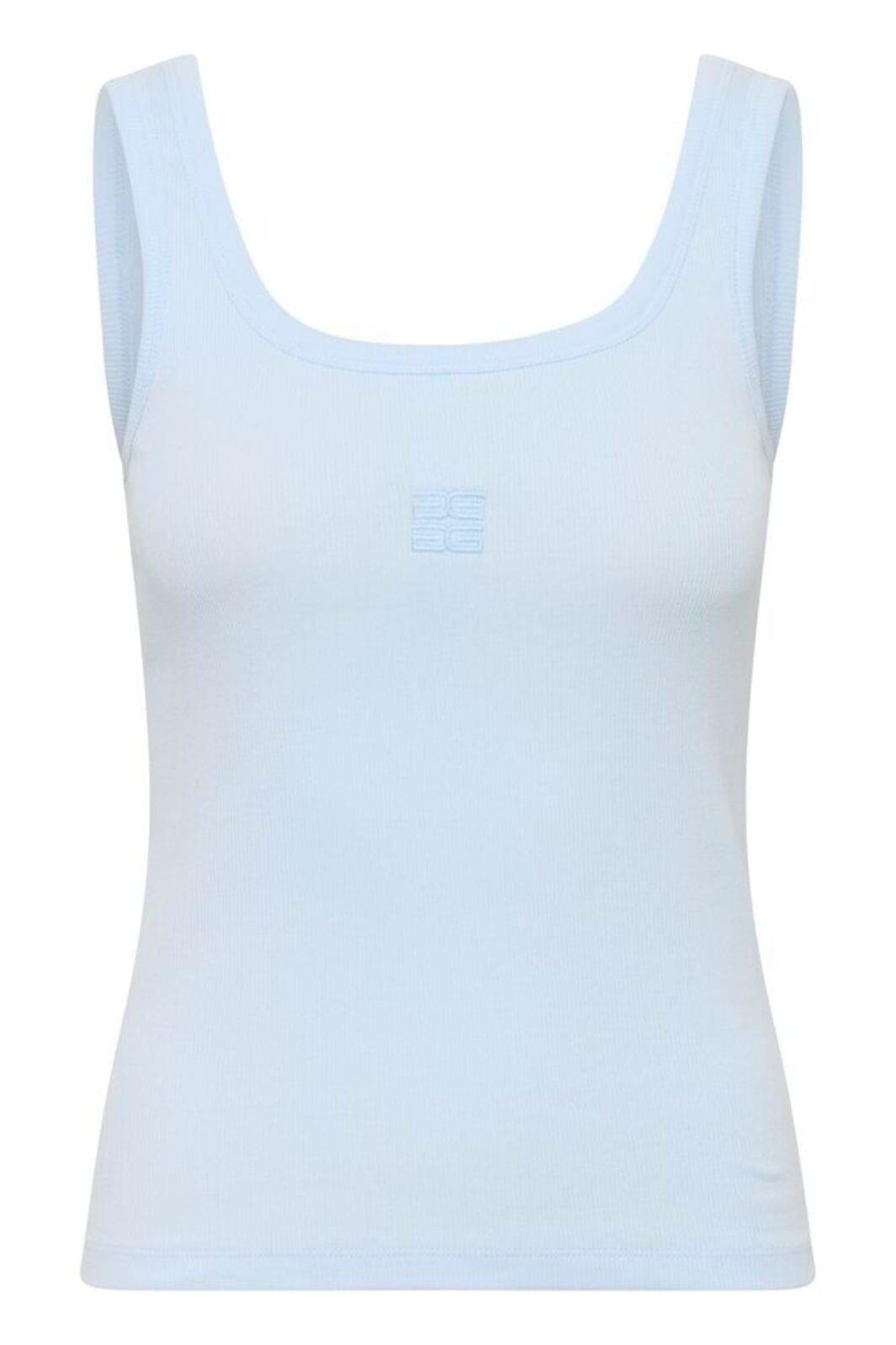 Gestuz - Gzdrew Logo Top 2.0 10910067 - 134016 - Blue Finch Toppe 