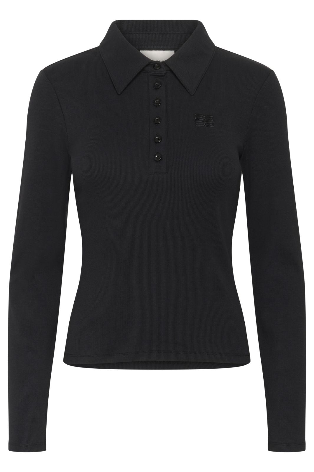 Gestuz - Gzdrew Ls Polo Top 10910690 - 100017 - Black Bluser 