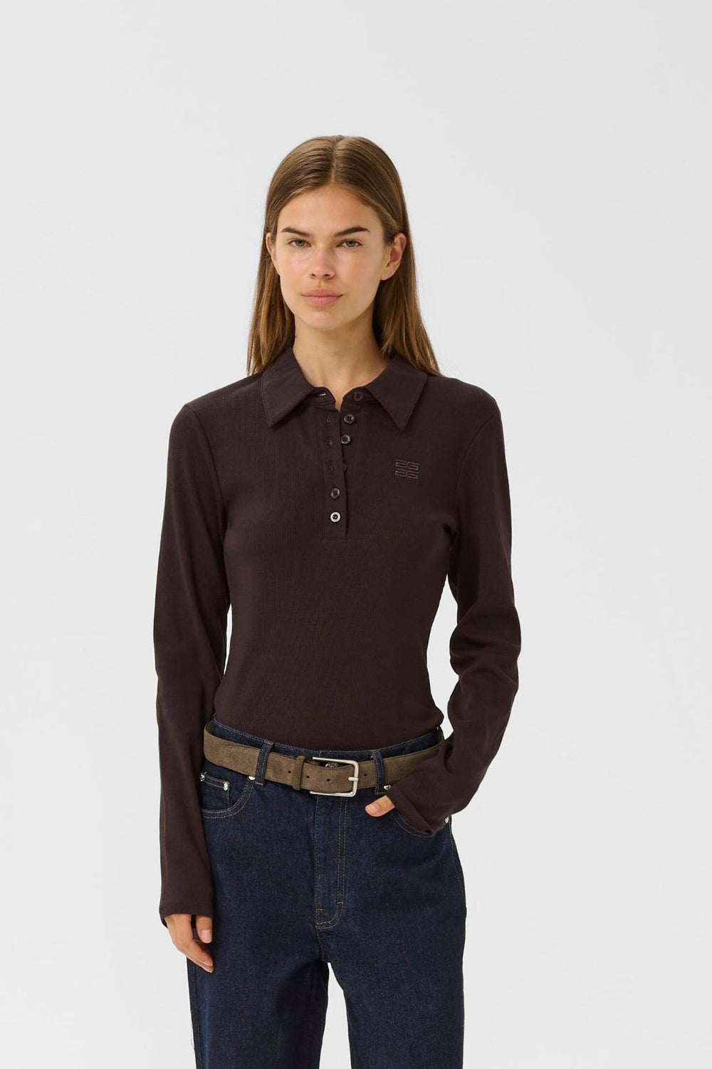 Gestuz - Gzdrew Ls Polo Top 10910690 - 191106 - Molé Bluser 