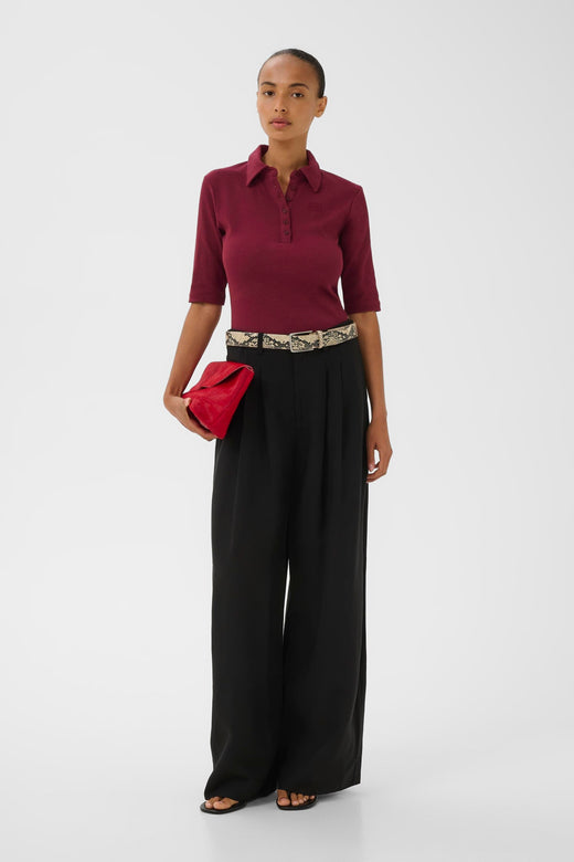 Gestuz - Gzdrew Polo Top 10910593 - 191724 - Cabernet Toppe 