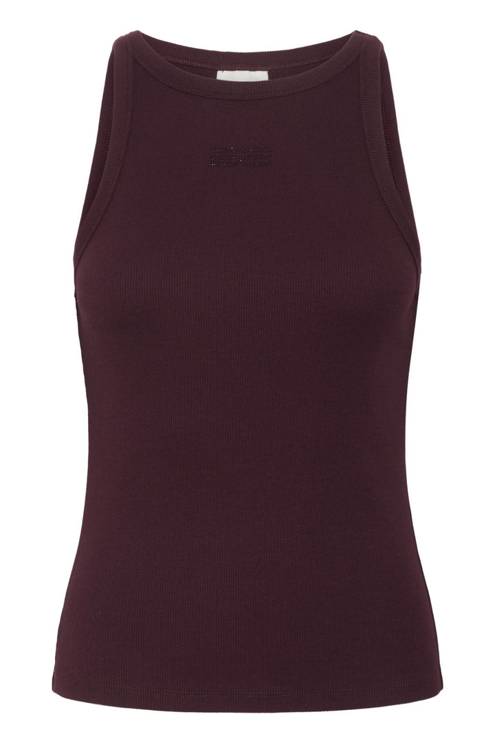 Gestuz - Gzdrew Rhinestone Logo Tank 10910297 - 108291 - Aronia Toppe 