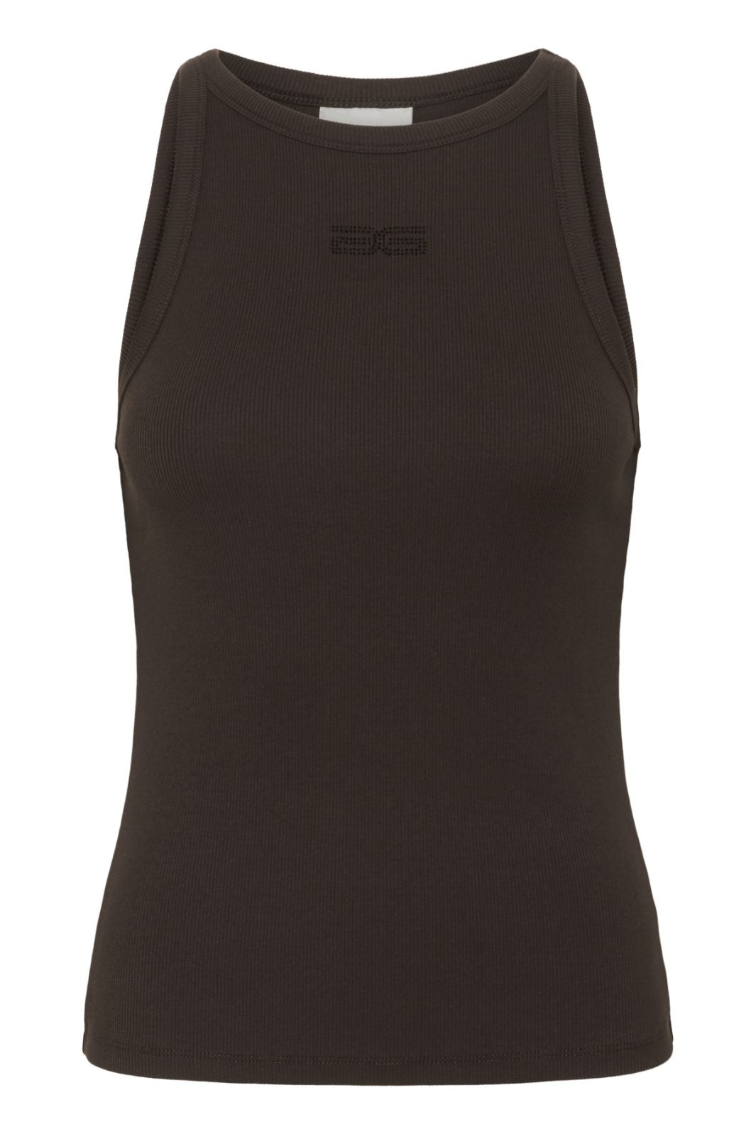 Gestuz - Gzdrew Rhinestone Logo Tank 10910297 - 191106 - Molé Toppe 