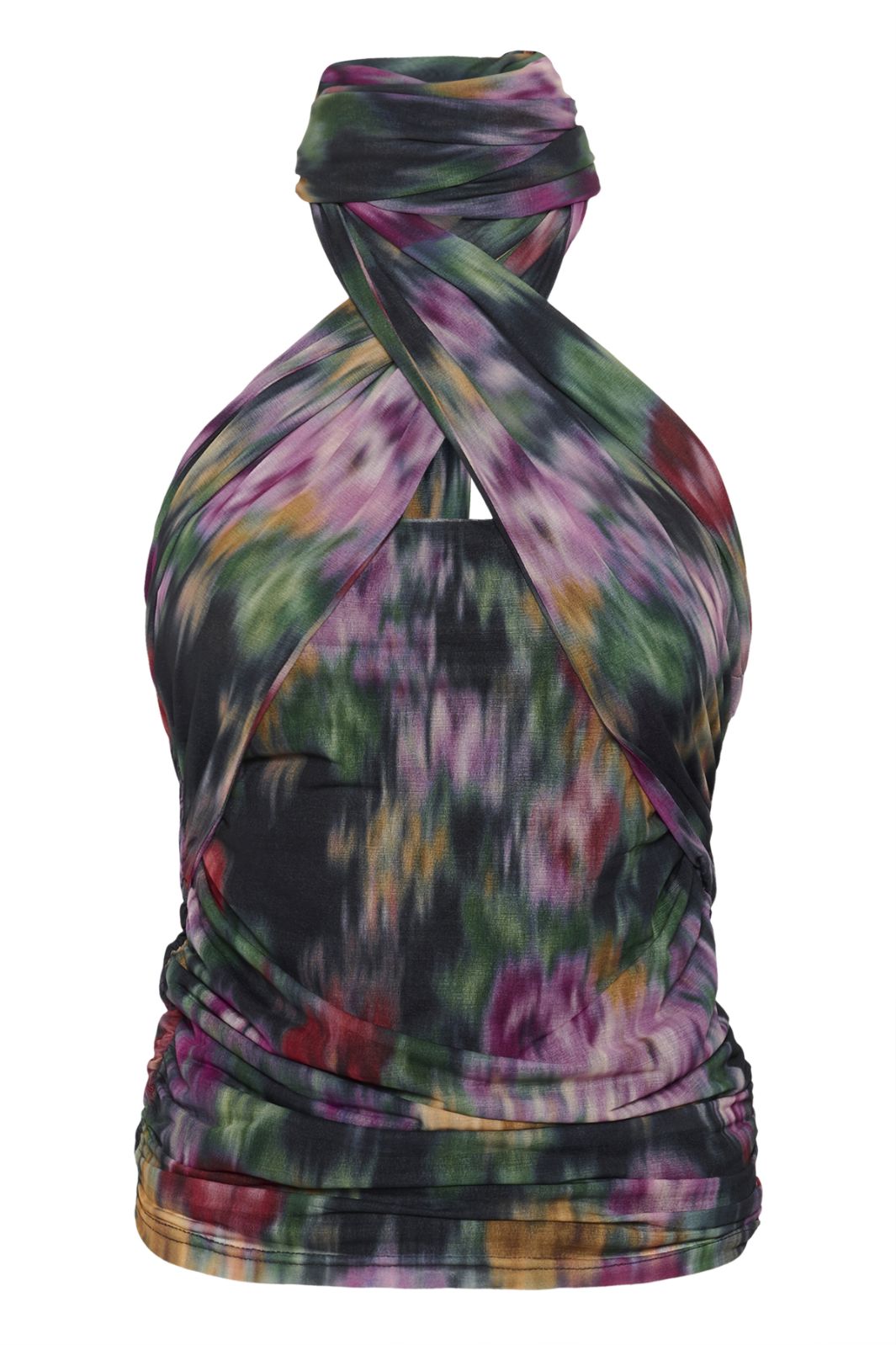 Gestuz - Gzfadia P Top 10910541 - 108294 - Red Faded Flower Toppe 