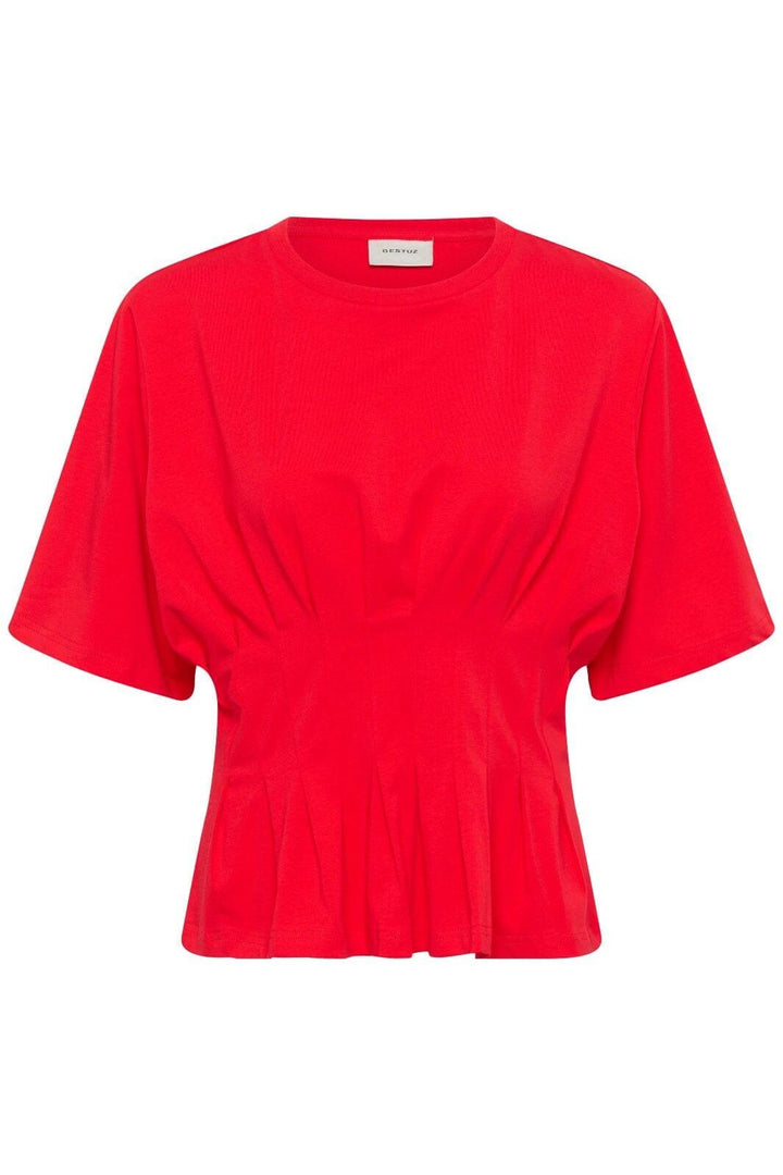 Gestuz - Gzinez Tee 10910147 - 181660 - Tomato Bluser 