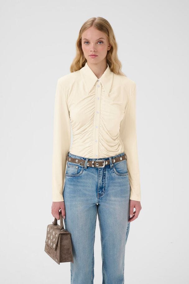 Gestuz - Gzlaily Shirt 10909965 - 110103 - Egret Skjorter 